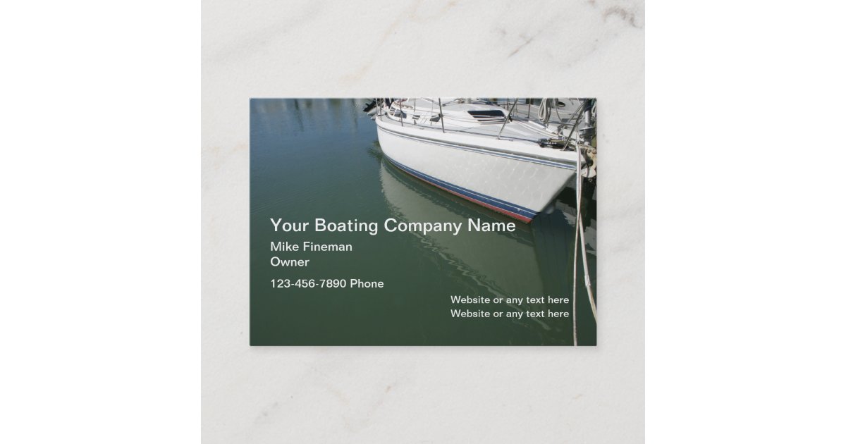 Boat Cleaning Business Cards Zazzle