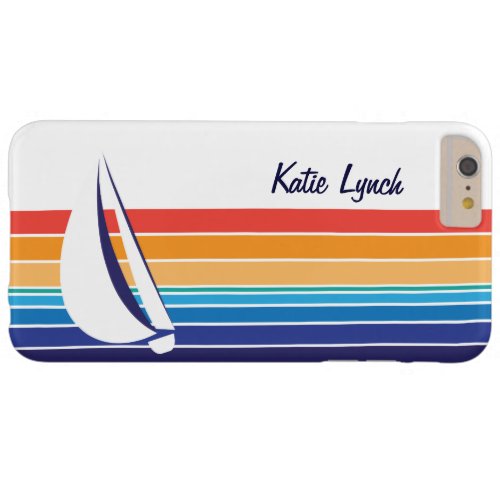 Boat Color Square_horizontal hues_personalized Barely There iPhone 6 Plus Case