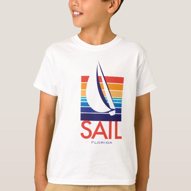 Boat Color Square_SAIL Florida T-Shirt (Front)