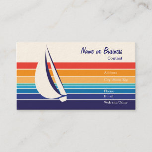Boat Color Square_Template Business Card