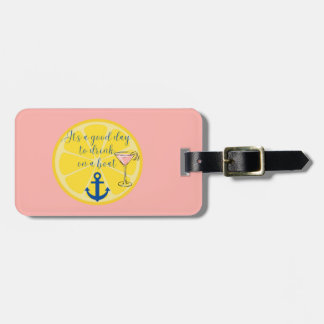 Boat Cruise Luggage Tag