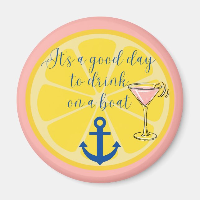 Boat Cruise Magnet (Front)