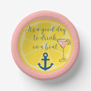 Boat Cruise Paper Bowls