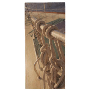 Boat Deck Wood USB Flash Drive