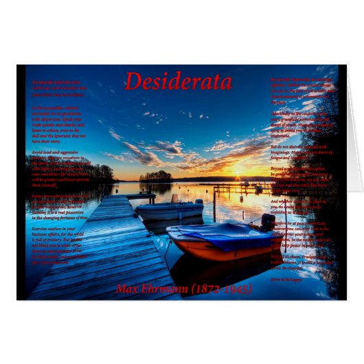 Boat Dock Cards (Front Horizontal)