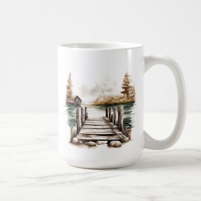 Boat Dock Mug (Right)