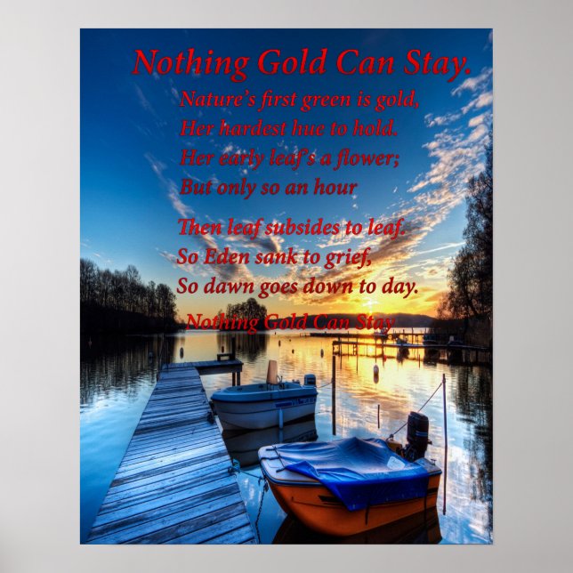 Boat Dock Poster (Front)