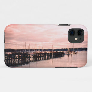 Boat Dock Poster iPhone 11 Case