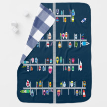 Boat Docks/ Buffalo Plaid