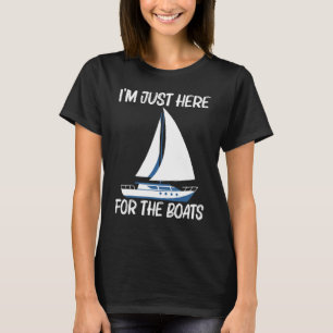 Boat For Men Women Sailing Trip Travel T-Shirt