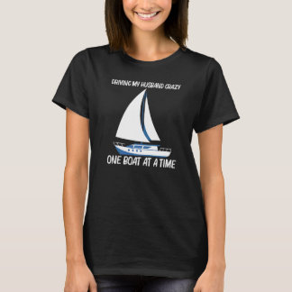 Boat For Women Mom Sailing Trip Travel T-Shirt