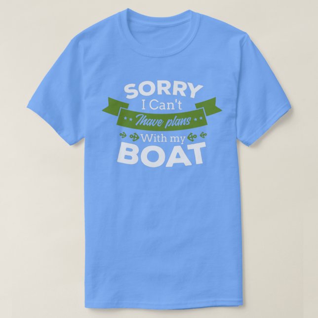 Boat Gifts for a Boating Fan T-Shirt (Design Front)