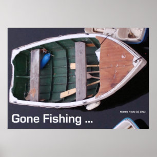 Boat - Gone Fishing - Poster
