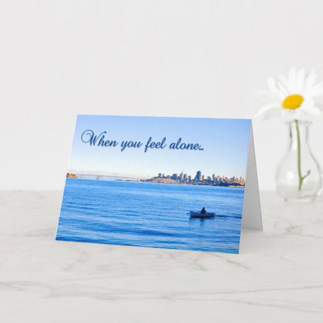 Boat Greeting Card (Small Plant)
