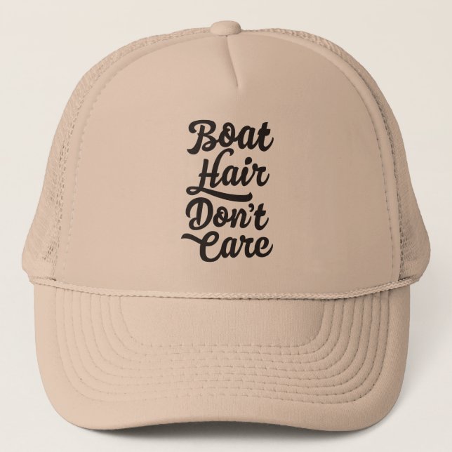 Boat Hair Don't Care Mesh Hat (Front)