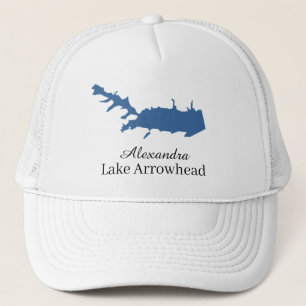 Boat hair Don't Care Personalize Lake Arrowhead Trucker Hat