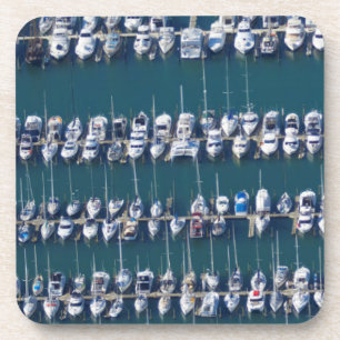 Boat Harbor Aerial Beverage Coaster