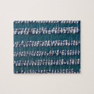 Boat Harbor Aerial Jigsaw Puzzle