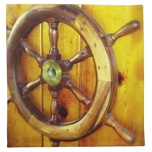 Boat Helm Cloth Napkins (Front)