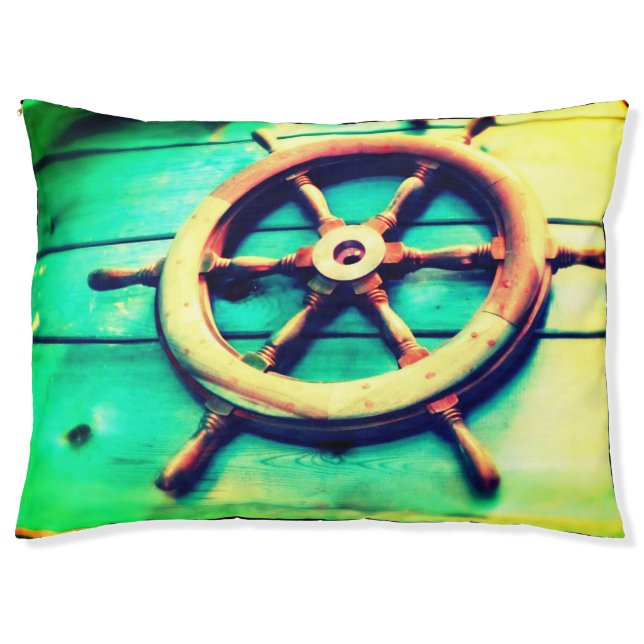 Boat Helm Pet Bed (Front)