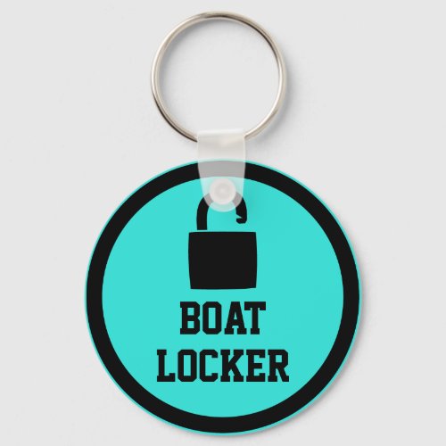 Boat House Locker Keychain