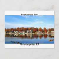 Boat House Row, Philadelphia, PA postage stamp