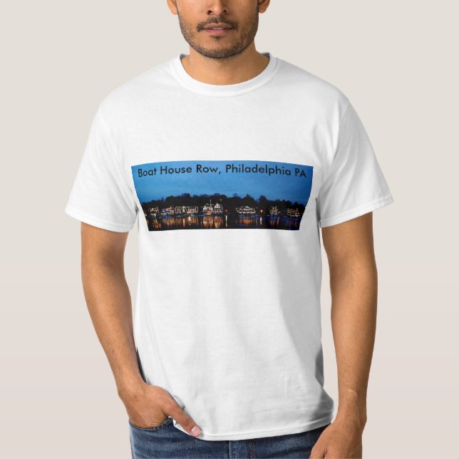 Boat House Row, Philadelphia PA T-Shirt (Front)