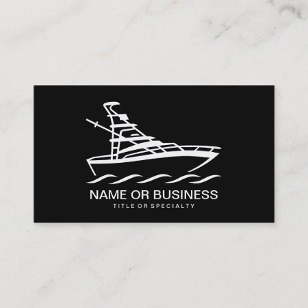 Boat Icon Business Card