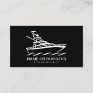Boat Icon Business Card at Zazzle