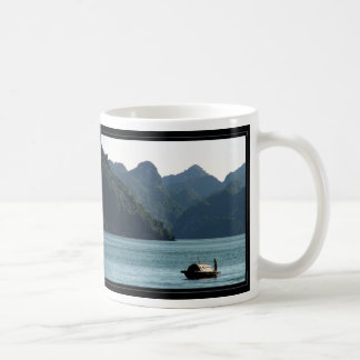 Boat in Halong Bay Coffee Mug