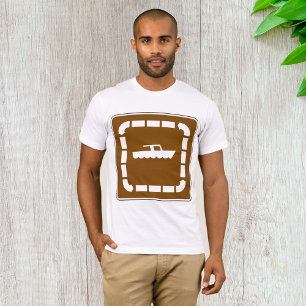 Boat Launch Area Symbol Sign T-Shirt