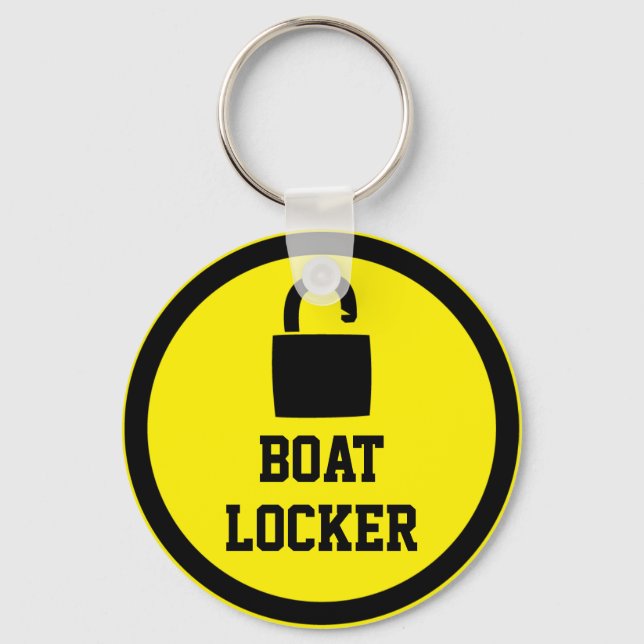 Boat Locker Keychain (Front)