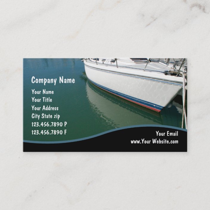 Boat Maintenance Business Cards | Zazzle.com