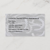 Boat Marina Business Cards