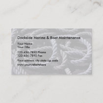 Boat Marina Business Cards