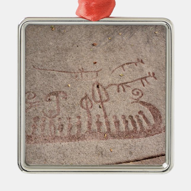 Boat Metal Ornament (Front)