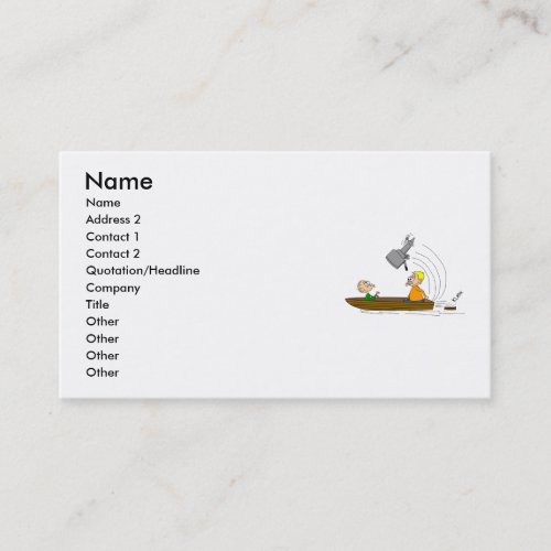 Boat Motor Business Card