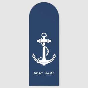 Boat Name Anchor Custom Sailing Trip Custom Swag Bookmarks