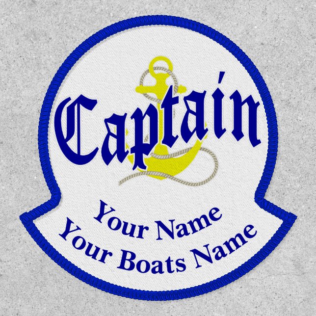 Boat name and captains patch (Front)