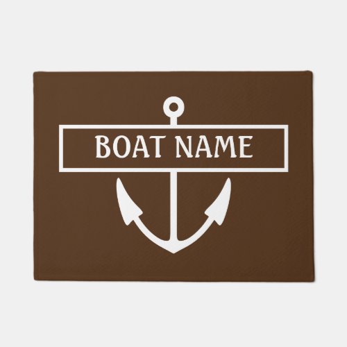 Boat Name Dock Mat