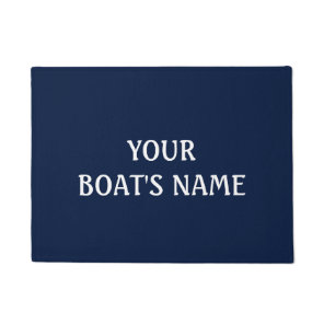 Boat Name Dock Mat