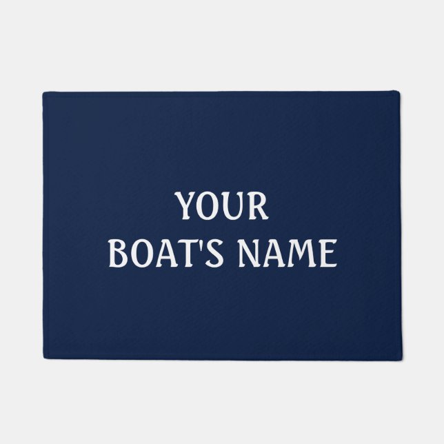 Boat Name Dock Mat (Front)