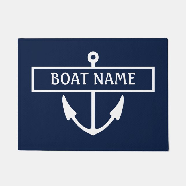 Boat Name Dock Mat (Front)
