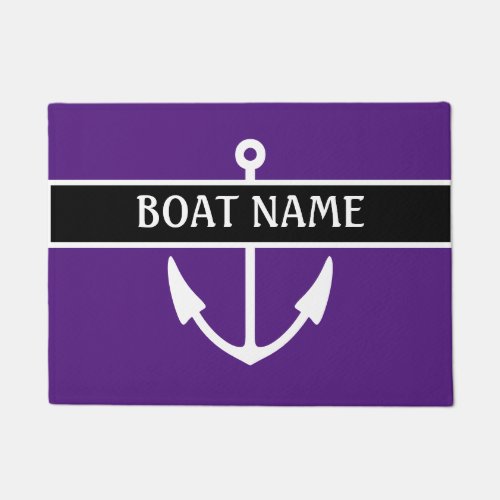 Boat Name Dock Mat