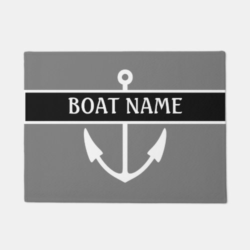 Boat Name Dock Mat