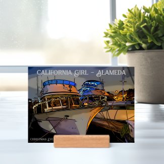 Boat Name/Home Port Giclee Photo/Fine Art Print Holder