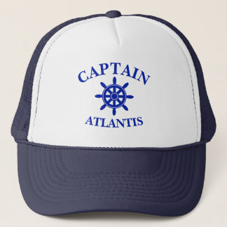 Boat name nautical ships wheel captains trucker hat