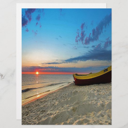 Boat On A Beach (Front/Back)