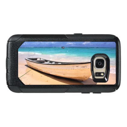 Boat On The Beach OtterBox Samsung Galaxy S7 Case