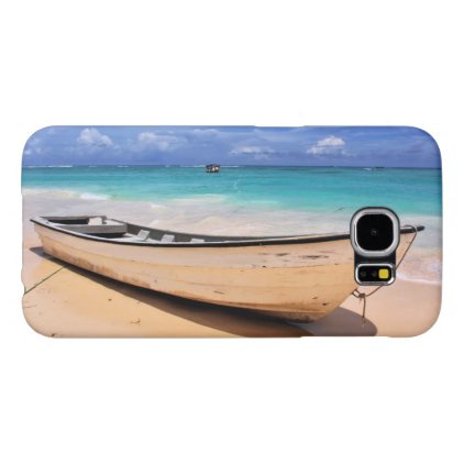 Boat On The Beach Samsung Galaxy S6 Case